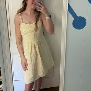 Maurices Yellow Strappy Dress